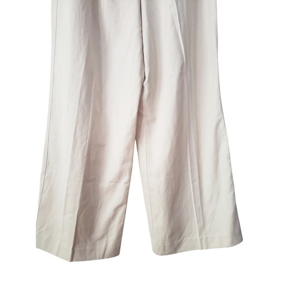 Madewell NWT Slouchy Straight Pants in Drapey Twill Cream Size 14 - Picture 3 of 9